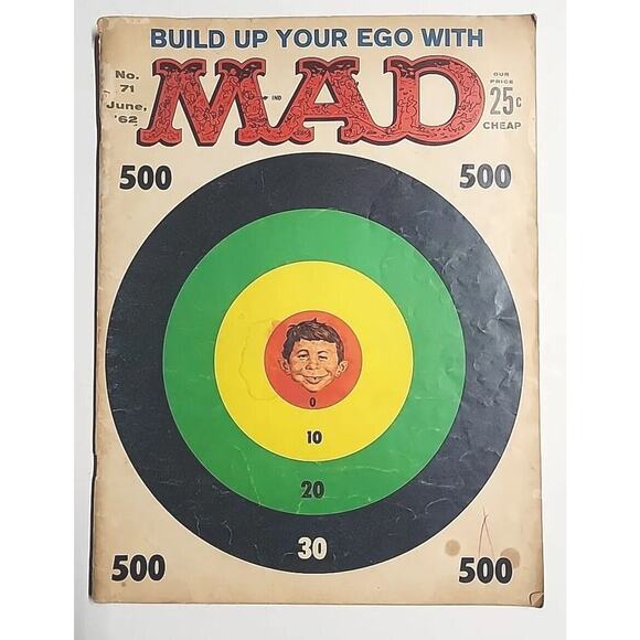 1962 MAD Magazine June No. 71 M647 - Picture 1 of 6